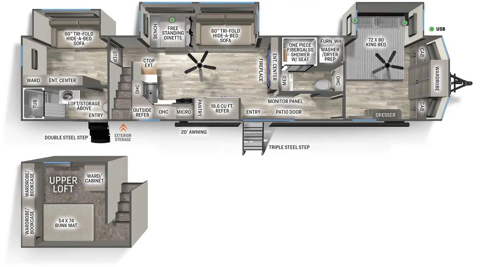 400BH Floorplan Image